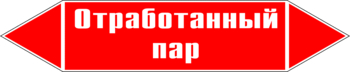 Маркировка трубопровода "отработанный пар" (p07, пленка, 358х74 мм)" - Маркировка трубопроводов - Маркировки трубопроводов "ПАР" - магазин "Охрана труда и Техника безопасности"